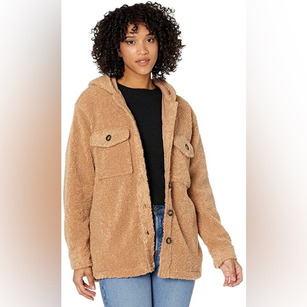 SANCTUARY Harlow Jacket/Shacket Teddy Bear Fleece & Lined Oversized | NWOT!